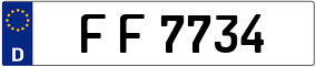 Truck License Plate